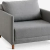 NORODDENFauteuil convertible NORODDEN gris clair