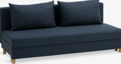 NORSMINDECanapé convertible NORSMINDE tissu bleu