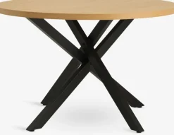 NORTOFTTable NORTOFT Ø120 coloris chêne chaud/noir
