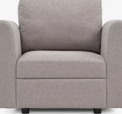 OKSBYCanapé modulable OKSBY 1pers. a/rangement tissu sable