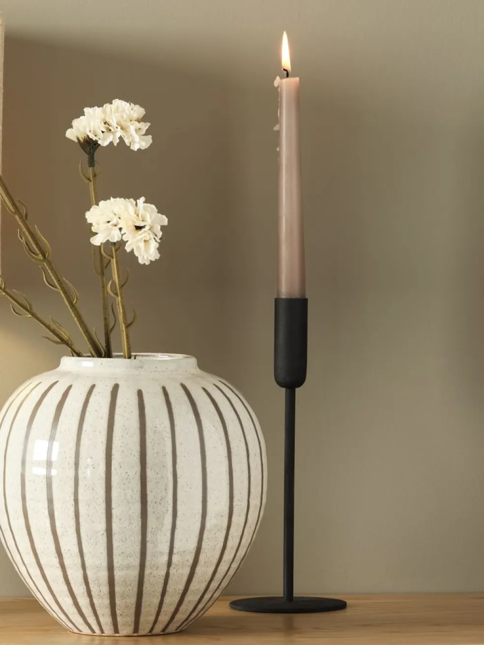 OLAVChandelier OLAV Ø9xH24cm noir