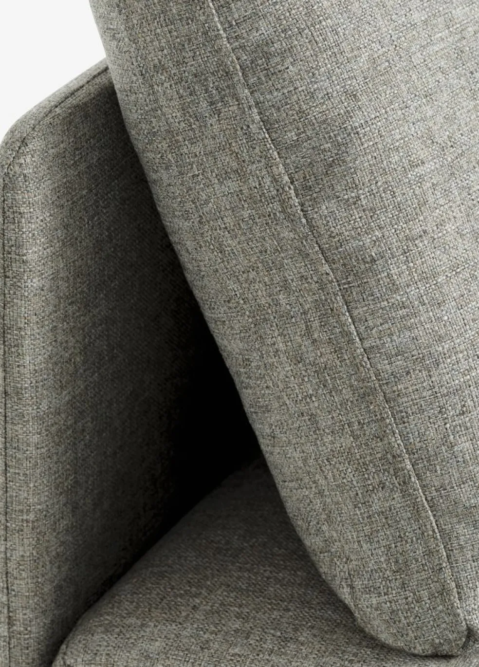 OLSTRUPCanapé convertible OLSTRUP 1,5 places tissu gris