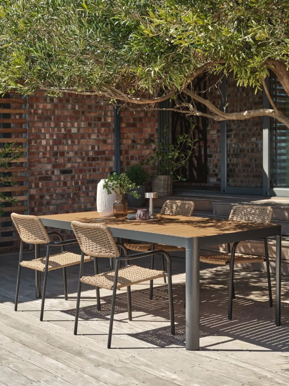 ORKANGERChaise empilable ORKANGER naturel