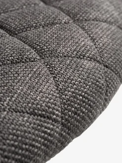 PEBRINGEChaise de bureau PEBRINGE tissu gris foncé/noir