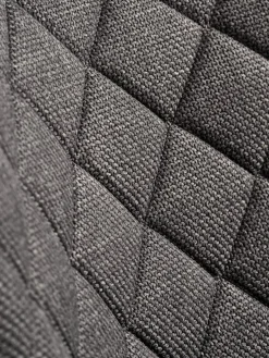 PEBRINGEChaise de bureau PEBRINGE tissu gris foncé/noir