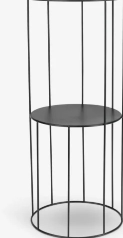 PELLEPiédestal PELLE Ø25xH60cm noir