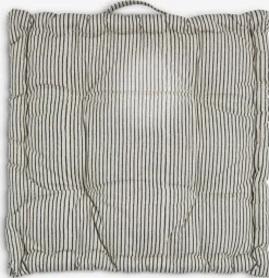 PILCoussin de chaise PIL 40x40x7 beige/noir