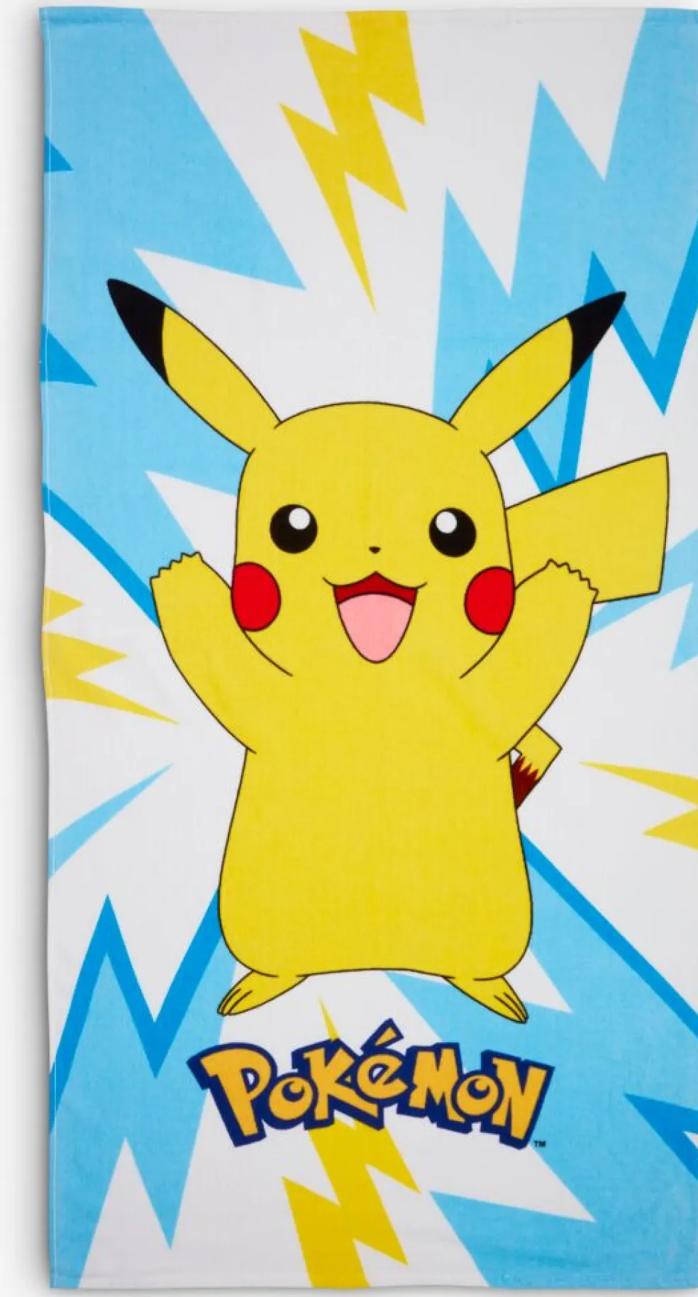 POKEMONGoldDrap de douche POKEMON 70x140