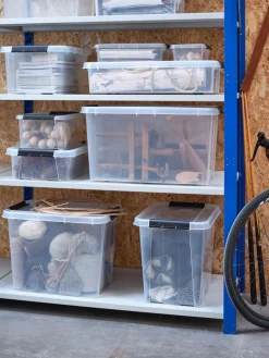 PROBOXBoîte de rangement PROBOX 65L a/couvercle transparent