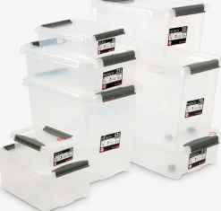 PROBOXBoîte de rangement PROBOX 21L a/couvercle transparent