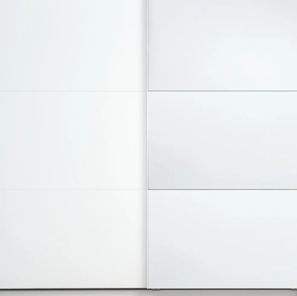 RABERGArmoire RABERG 200x200 a/miroir blanc