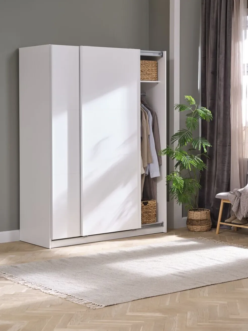 RABERGArmoire RABERG 150x200 blanc