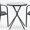 RADSTRUP + NABBENRADSTRUP Ø60 table + 2 NABBEN chaises noir
