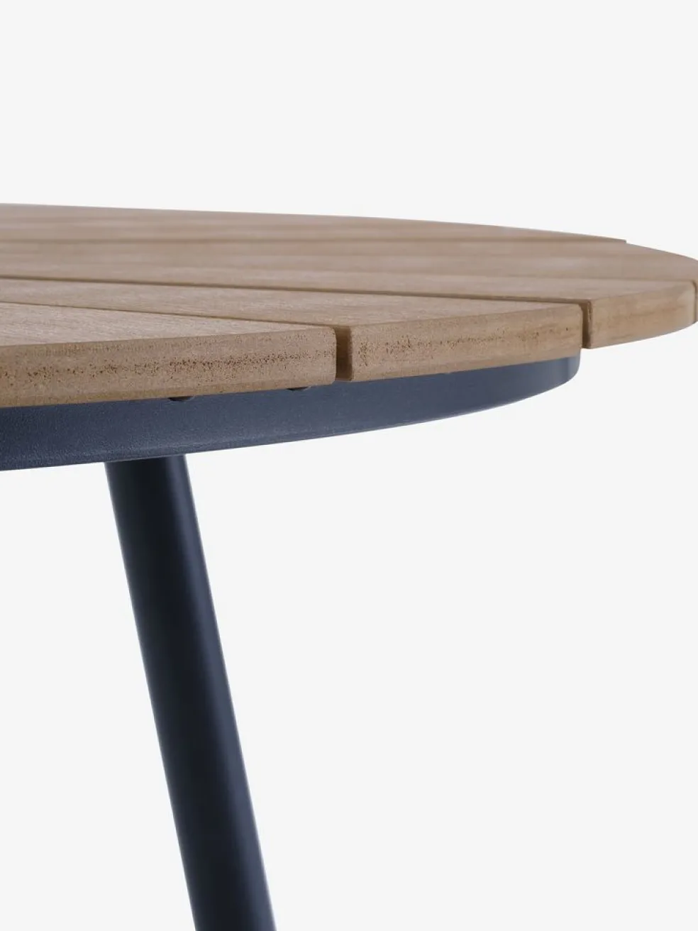 RANGSTRUP + BREDSTENRANGSTRUP Ø110 table naturel/noir + 4 BREDSTEN chaises noir