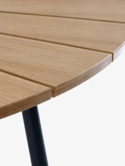 RANGSTRUP + BREDSTENRANGSTRUP Ø130 table naturel/noir + 4 BREDSTEN chaises noir