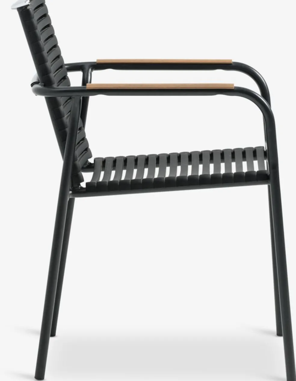 RANGSTRUP + NABERANGSTRUP Ø130 table naturel/noir + 4 NABE chaises noir
