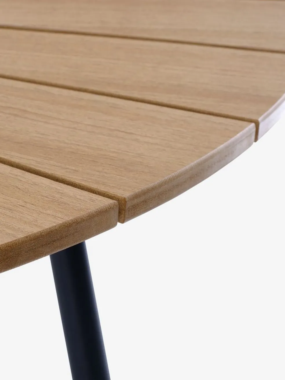 RANGSTRUP + NABERANGSTRUP Ø130 table naturel/noir + 4 NABE chaises noir