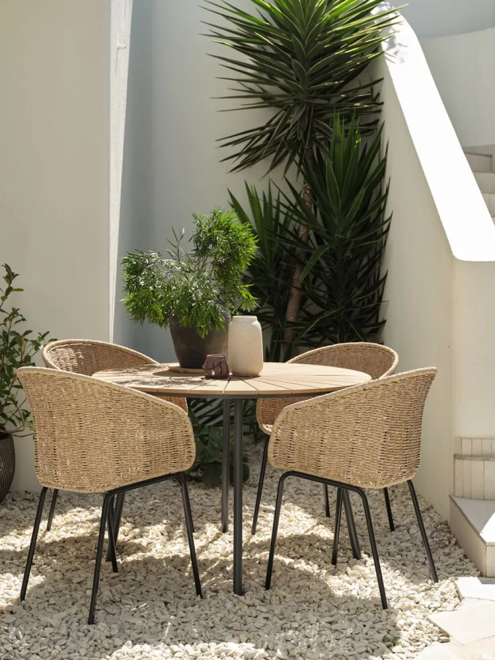 RANGSTRUP + TUERNERANGSTRUP Ø110 table + TUERNE chaises naturel
