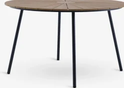 RANGSTRUPTable de jardin RANGSTRUP Ø130 naturel/noir