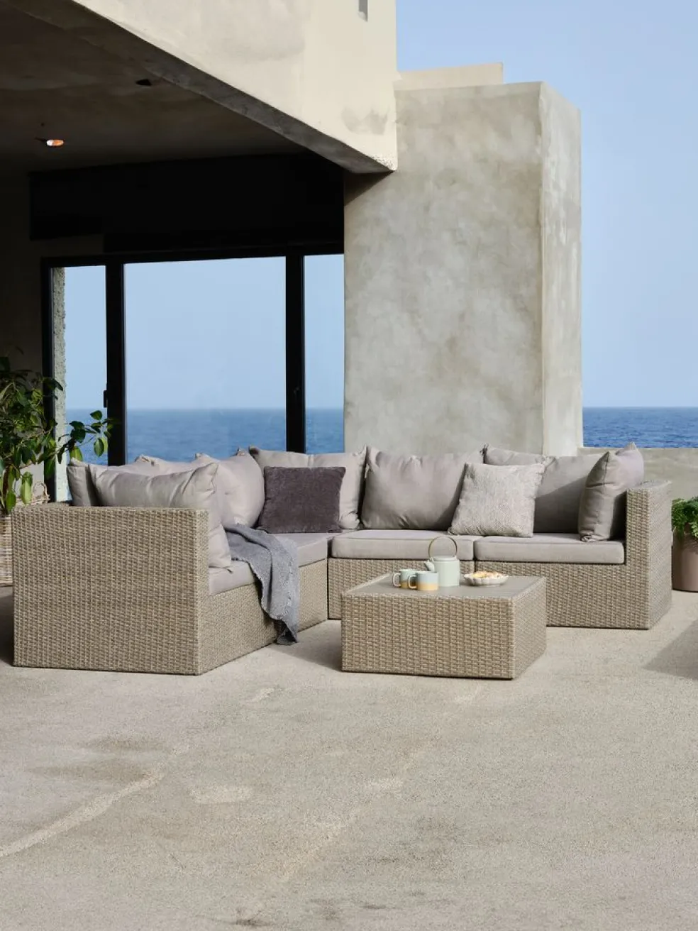 RAVNDRUPModule lounge RAVNDRUP table 70xL70 naturel