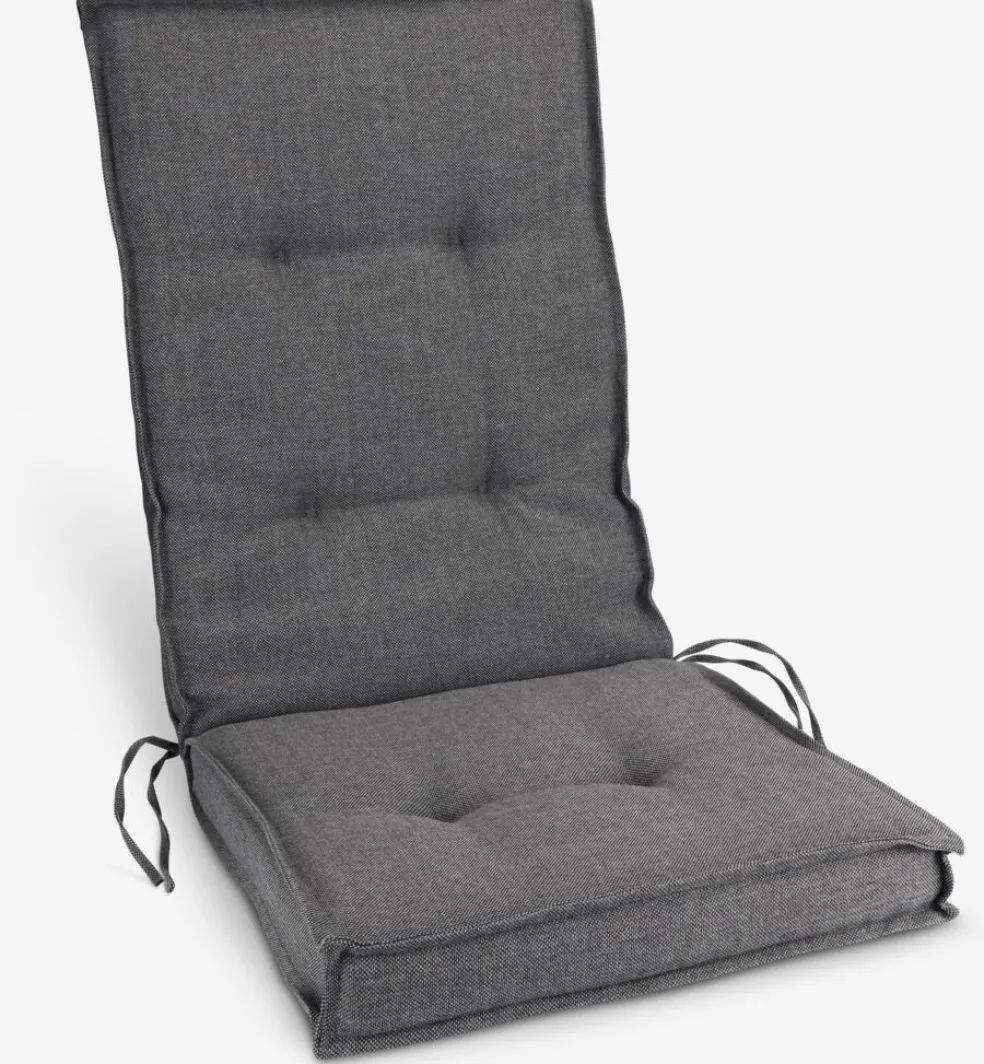 REBSENGECoussin de jardin pour chaise inclinable REBSENGE gris foncé