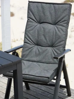 REBSENGECoussin de jardin pour chaise inclinable REBSENGE gris foncé