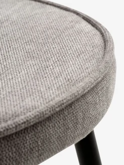 RISSKOVChaise RISSKOV tissu gris clair/noir