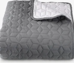 ROSENTRECouvre-lit ROSENTRE 160x220 gris