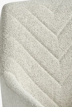 ROSLEV + PURHUSROSLEV L140 table chêne nat. + 4 PURHUS chaises blanc cassé