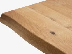 ROSLEVTable ROSLEV 95x200 chêne naturel/noir