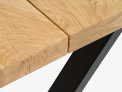 ROSLEVTable ROSLEV 80x140 chêne naturel/noir