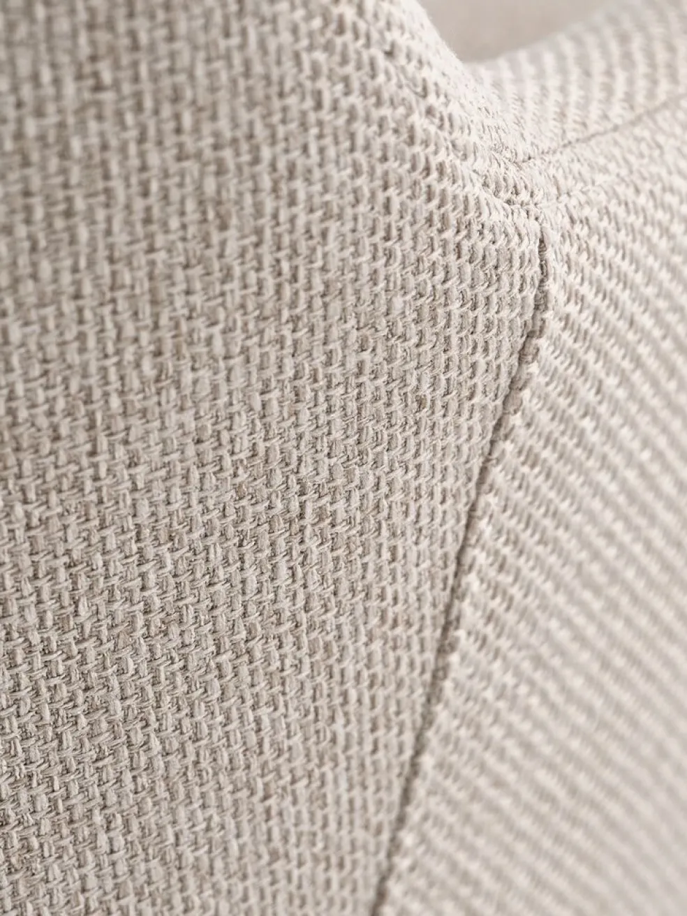 ROSTRUPChaise ROSTRUP pivotante tissu beige
