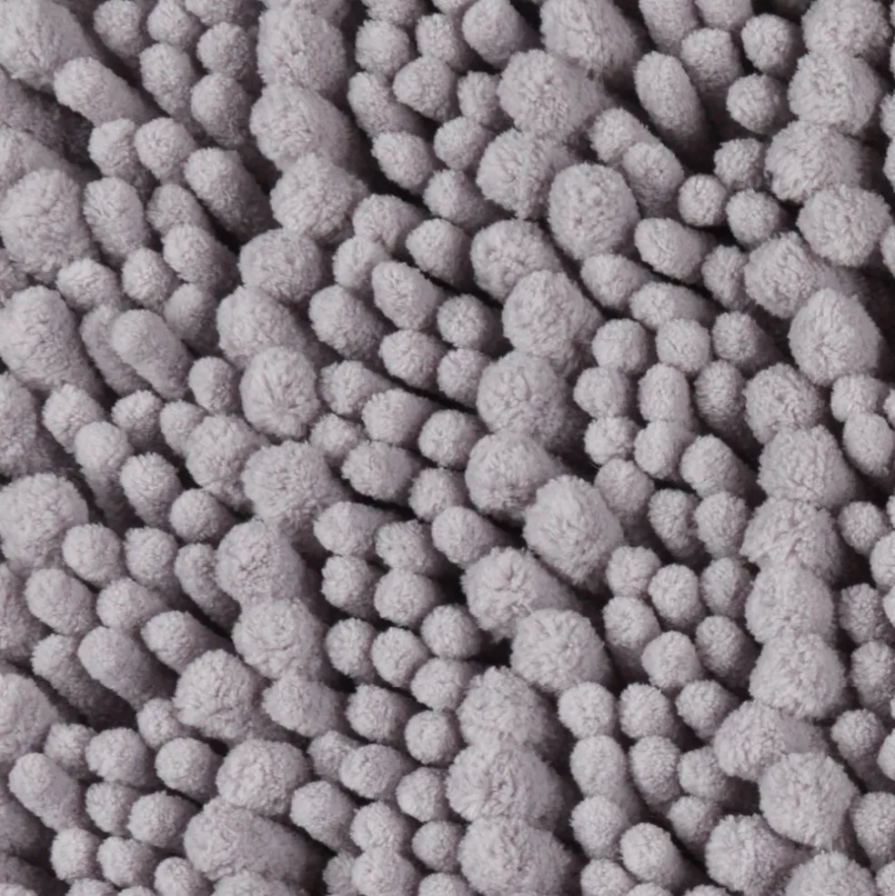 ROSVIKPlusTapis de bain ROSVIK 50x80cm chenille gris