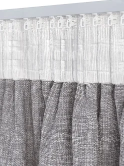 RUSKENRideau RUSKEN 1x140x300 gris clair