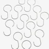 RYDALAnneaux de rideau de douche RYDAL 12 pcs/pqt métal