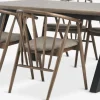 SANDBY + LYKSBORGSANDBY L160 table chêne foncé + 4 LYKSBORG chaises ch. f.
