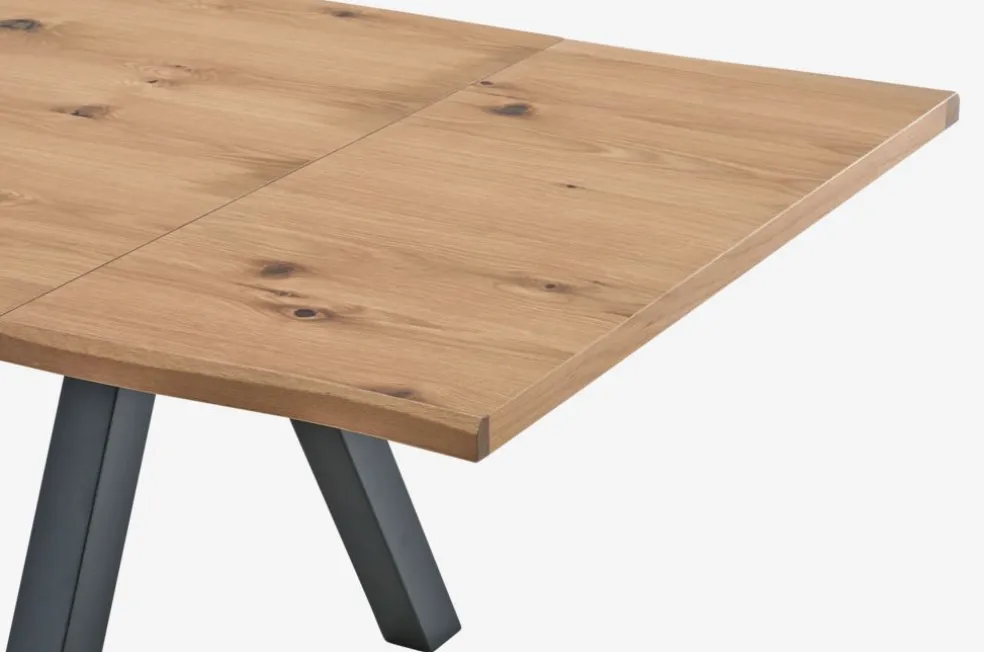 SANDBYTable SANDBY 100x210 chêne naturel/noir
