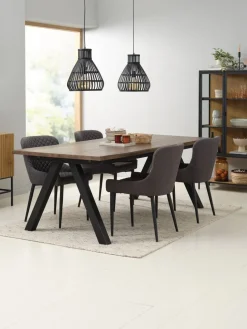 SANDBYTable SANDBY 100x210 chêne foncé