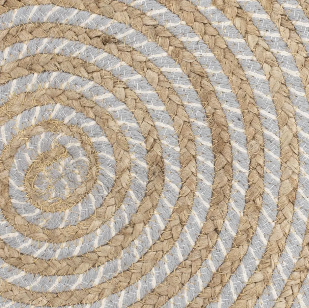 SANDELTRETapis SANDELTRE Ø120 naturel/gris