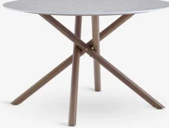 SANDVIG + GILJASANDVIG Ø120 table + 4 GILJA chaises beige