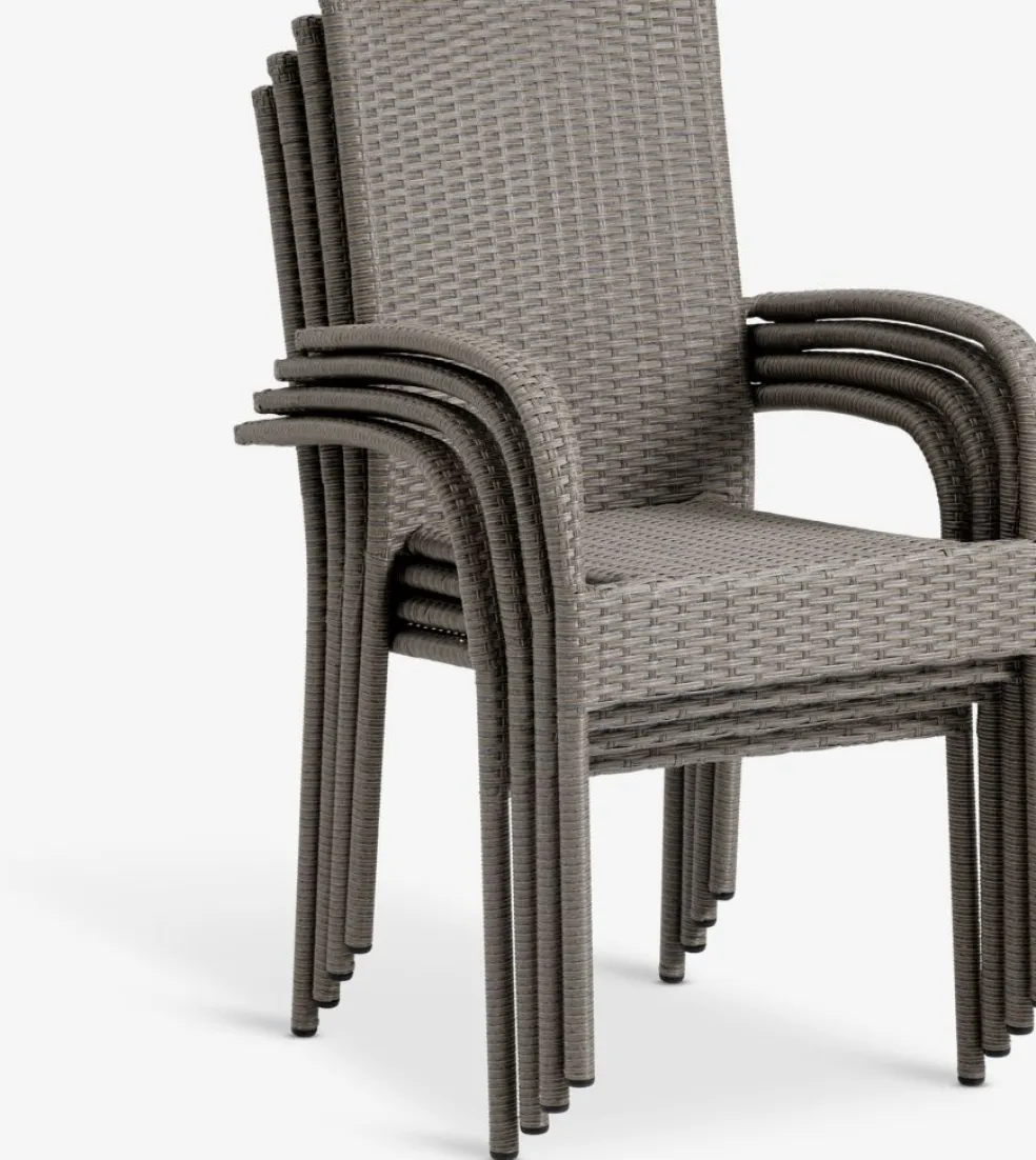 SANDVIKA + GUDHJEMSANDVIKA L65 table + 2 GUDHJEM chaises naturel