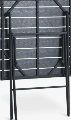 SANDVIKA + TAGMARKSANDVIKA L65 table + 2 TAGMARK chaises noir
