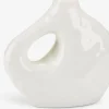 SIGFREDVase SIGFRED l16xL7xH14cm blanc