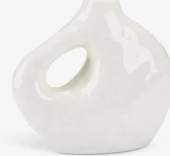 SIGFREDVase SIGFRED l16xL7xH14cm blanc