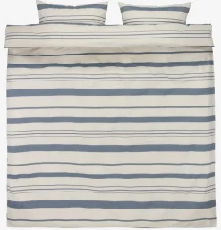 SILJEGoldParure de lit SILJE Fil teint 240x200 marine