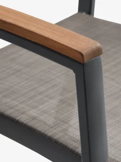 SIRDAL + SIRDALSIRDAL L91 table bois dur + 4 SIRDAL chaises gris