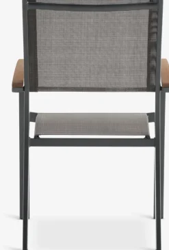 SIRDAL + SIRDALSIRDAL L211 table eucalyptus + 4 SIRDAL chaises gris