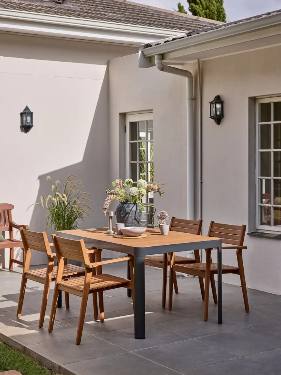 SIRDALTable de jardin SIRDAL l91xL149 eucalyptus