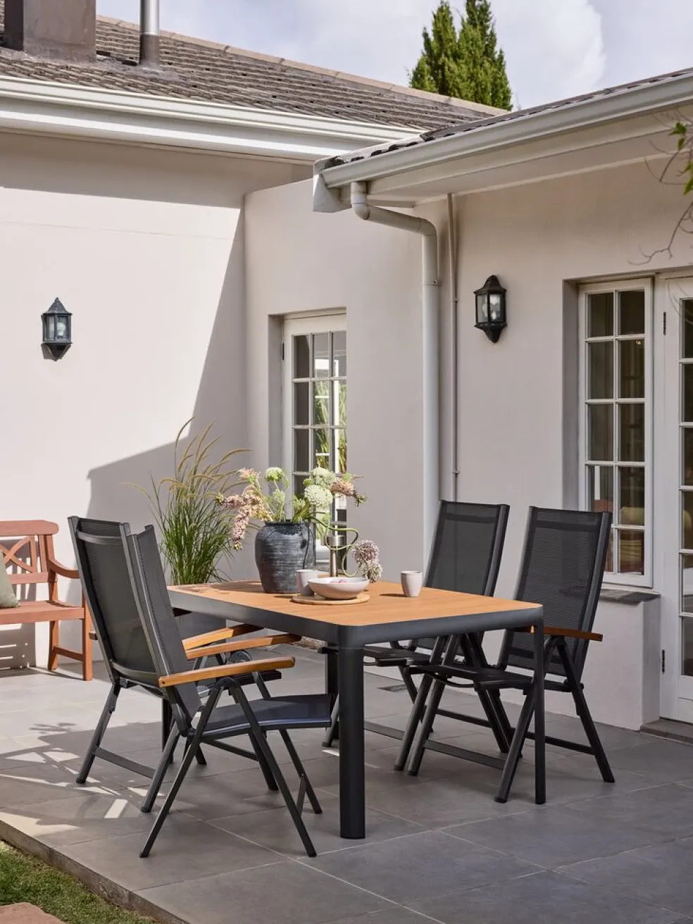 SIRDALTable de jardin SIRDAL l91xL149 eucalyptus