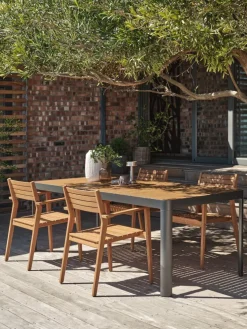 SIRDALTable de jardin SIRDAL l91xL211 eucalyptus